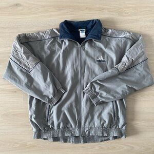 Adidas Men's Vintage Gray Tracksuit Size L